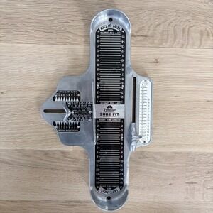Sure Fit Premier Professional Men's Foot Measuring Shoe Fitting Device  Brooklyn